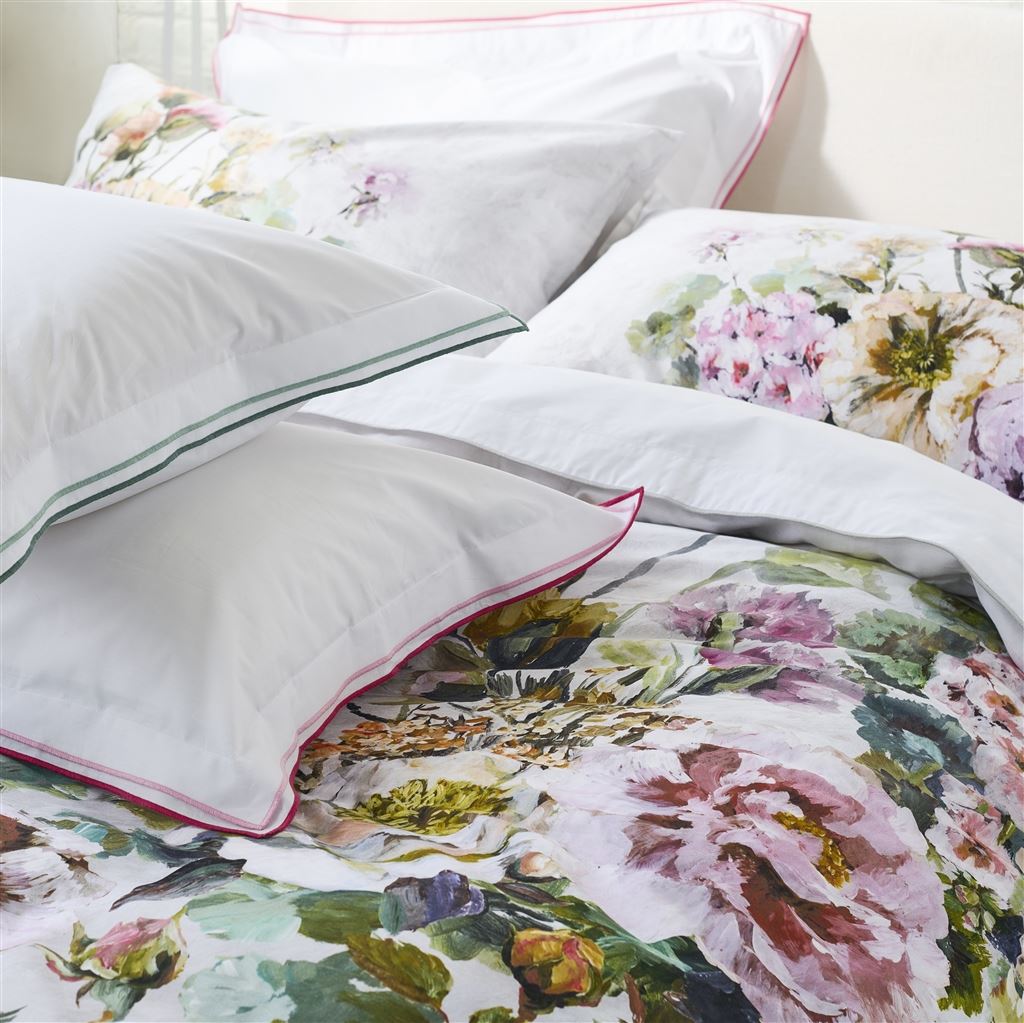 Grandiflora Rose Cotton Duvet Cover Set