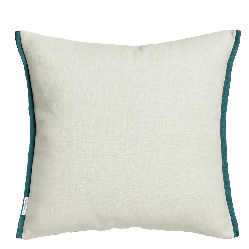 Teasel Indigo Cushion - Reverse