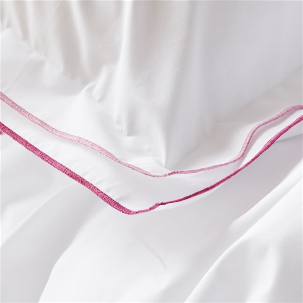 Astor Fuchsia Pink Cotton Bed Linen Set