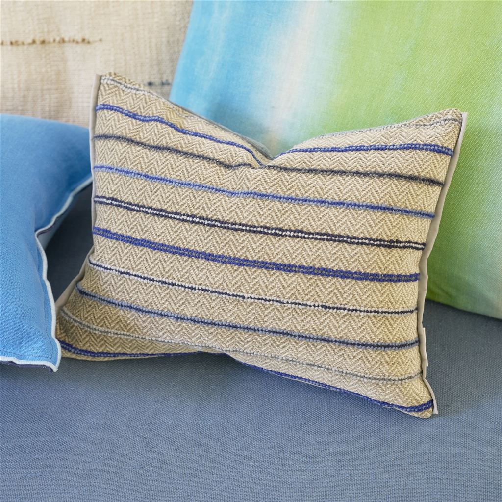 Porthminster Cobalt Cushion