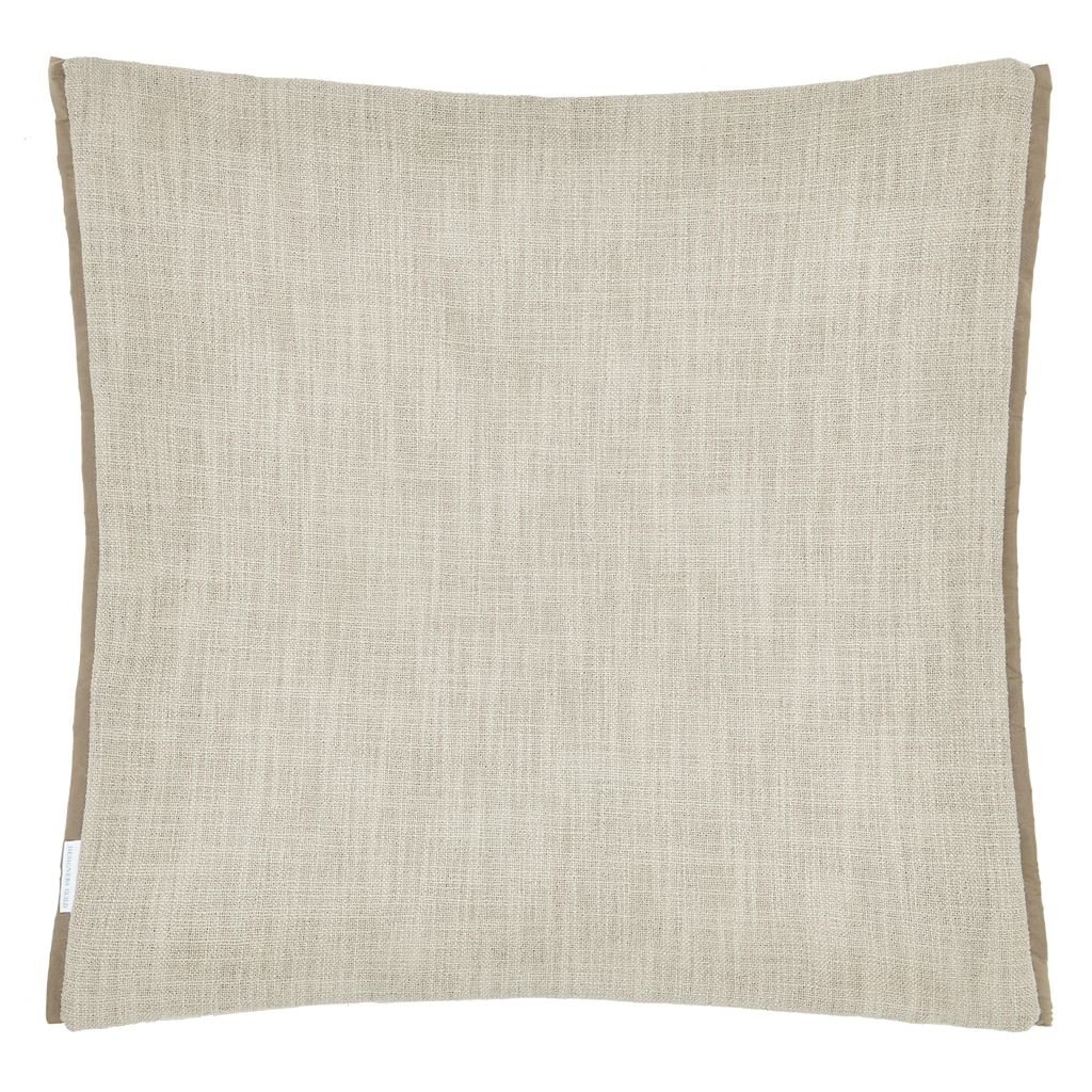 Celandine Linen Cushion - Reverse