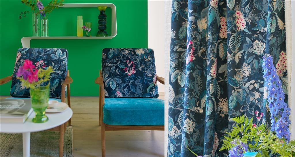 FLORAL UPHOLSTERY FABRICS