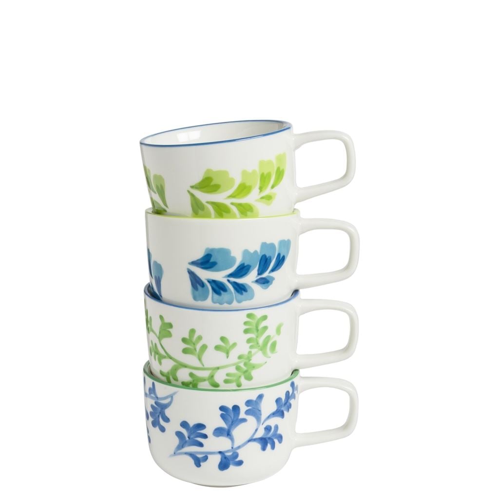 Fougere Set of 4 Mugs