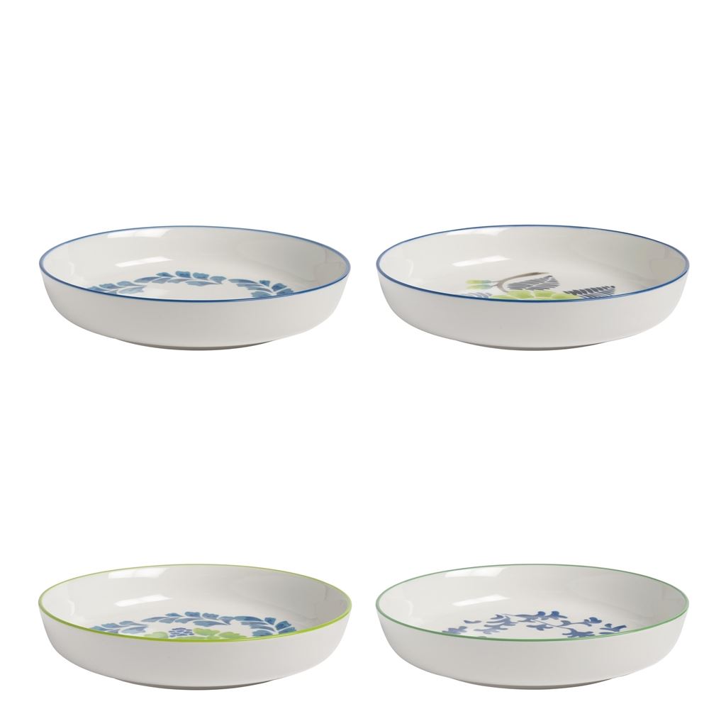 Fougere Set of 4 Pasta Bowls