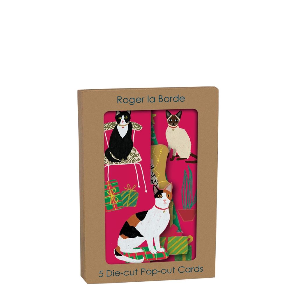 Pretty Paws Tri-Fold Pack of 5 Cards 