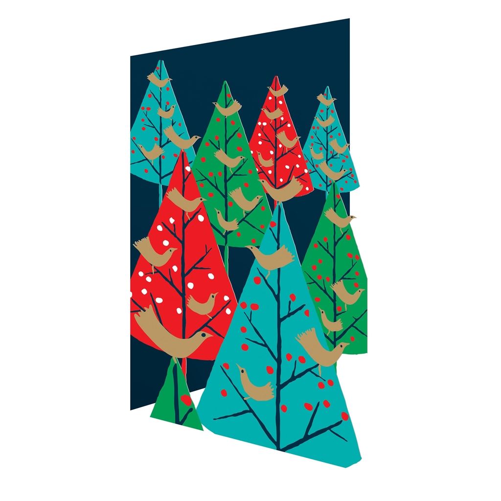 Brilliant Birds Pack of 5 Cards  - Reverse