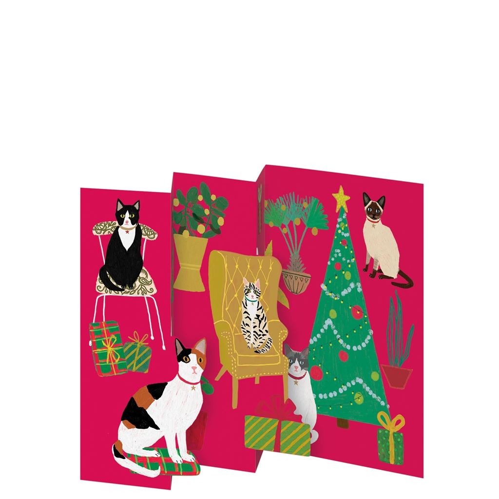 Pretty Paws Tri-Fold Pack of 5 Cards  - Reverse