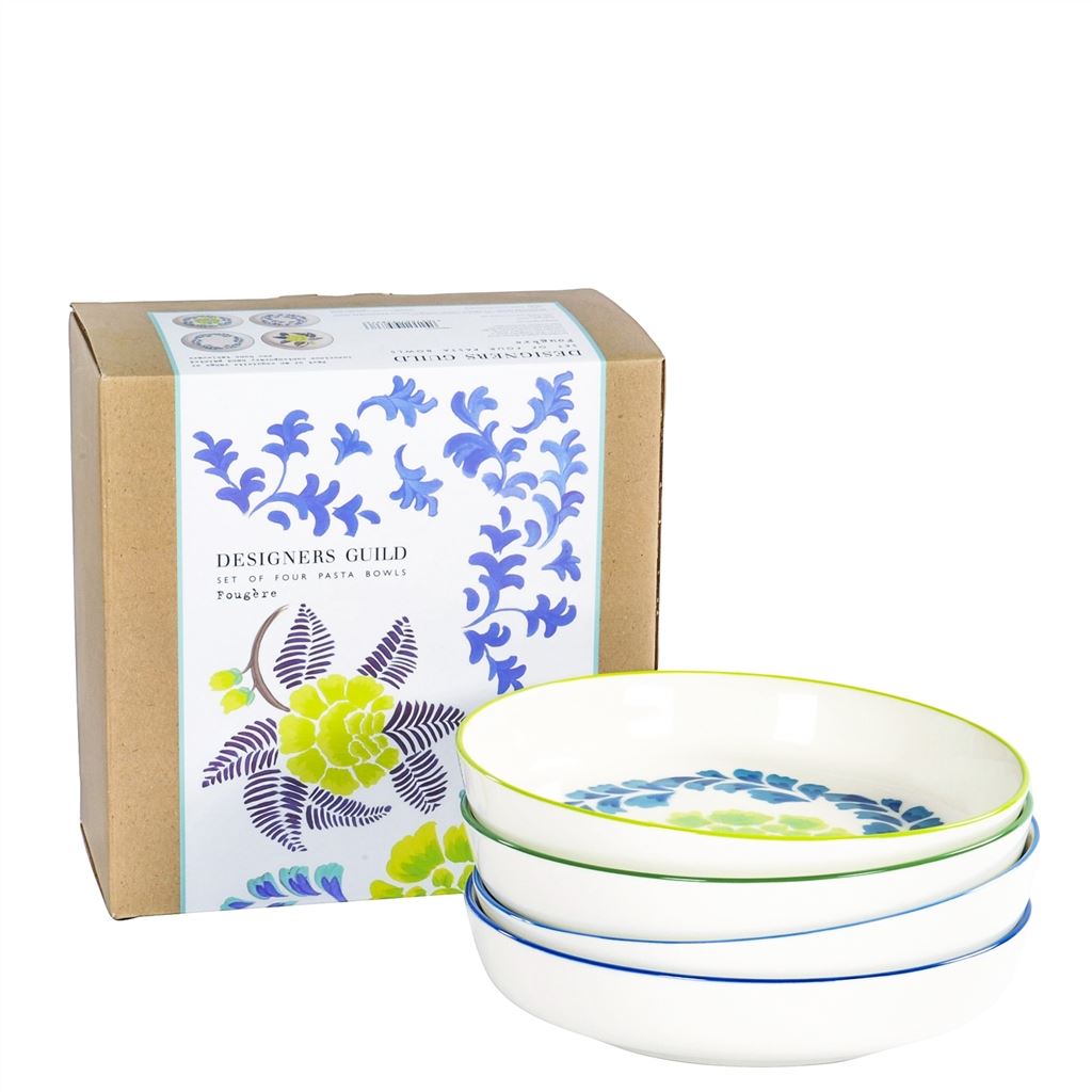 Fougere Pasta Bowls Set Of 4 