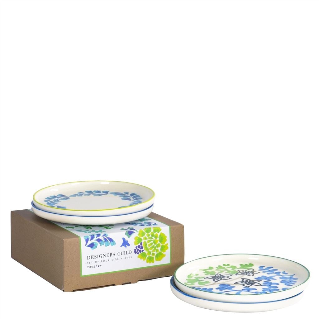 Fougere Side Plates Set Of 4 