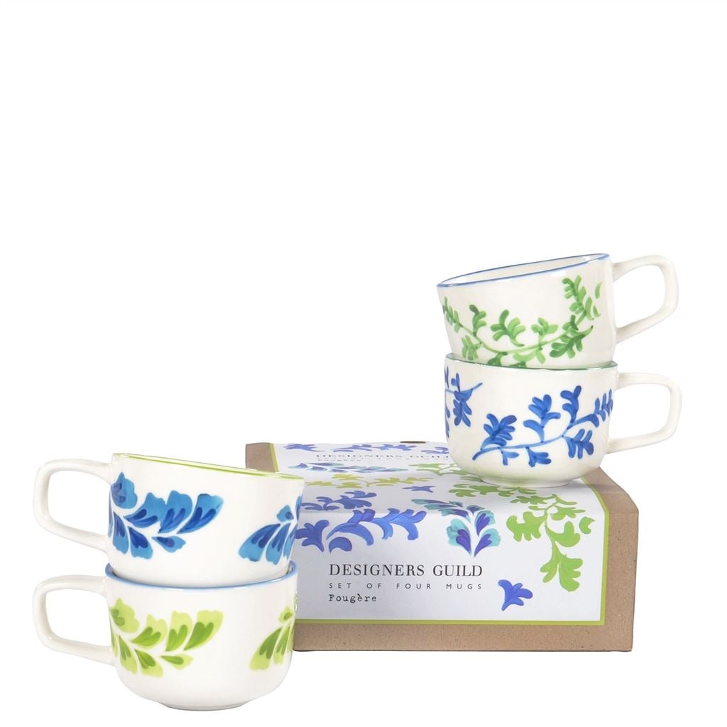 Fougere Mugs Set Of 4 