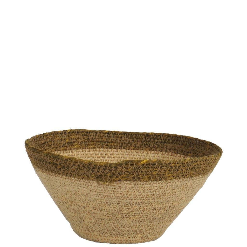 Bowl Basket Small Ochre & Natural 