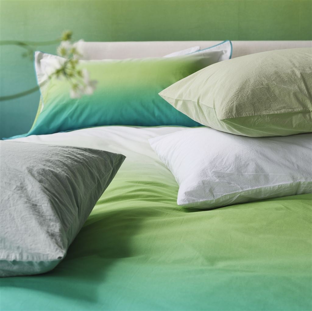 Savoie Azure Cotton Bed Linen Set