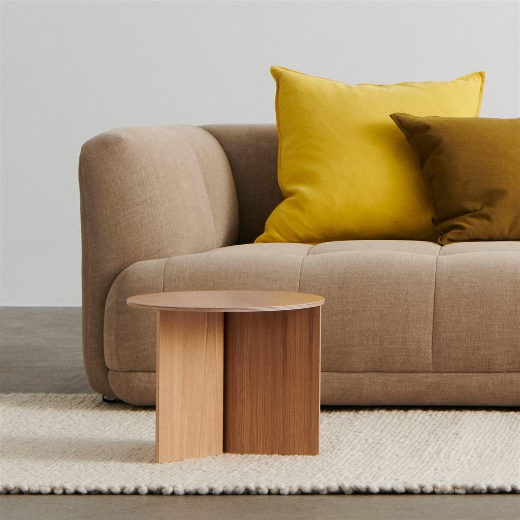 HAY Slit Round Oak Table
