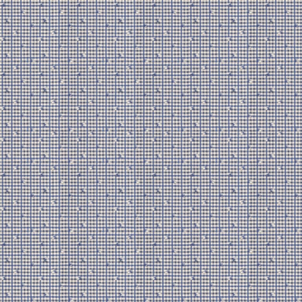 toile vichy - indigo