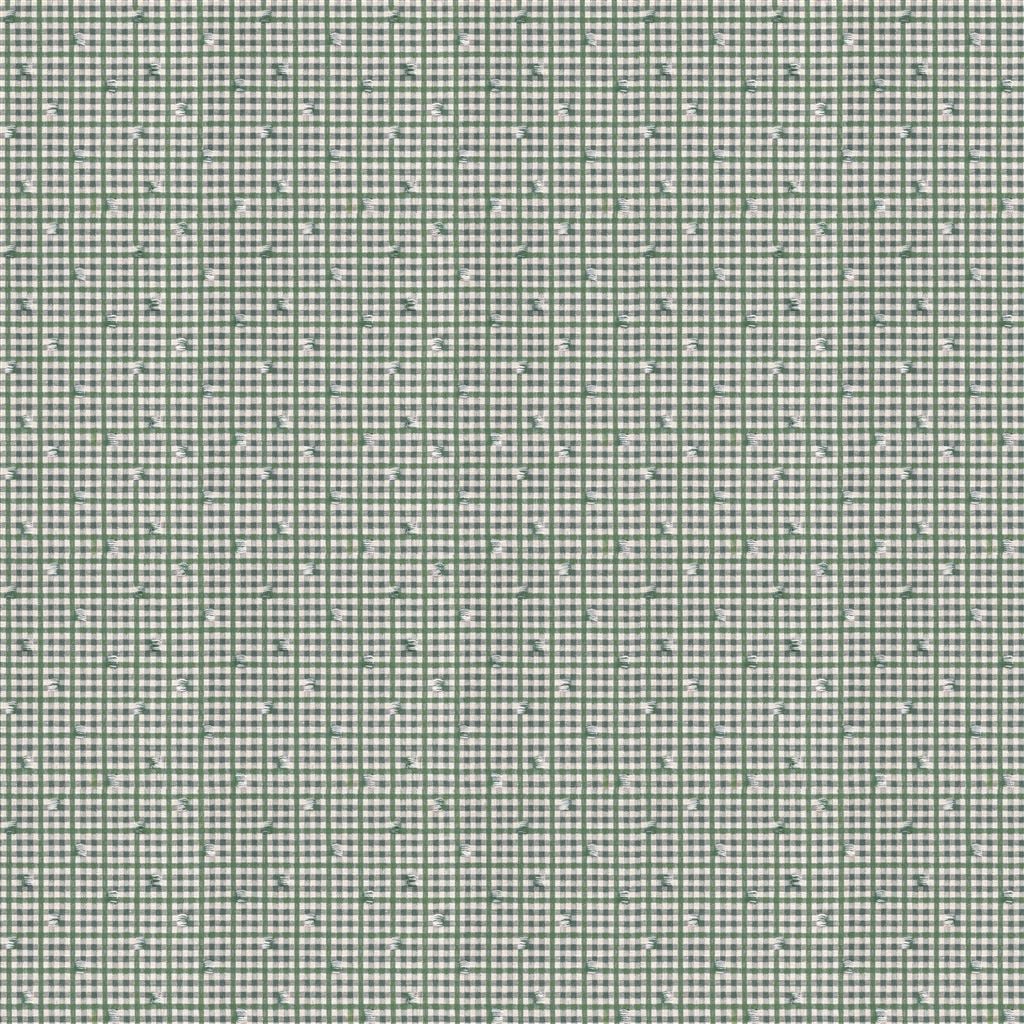 toile vichy - emerald