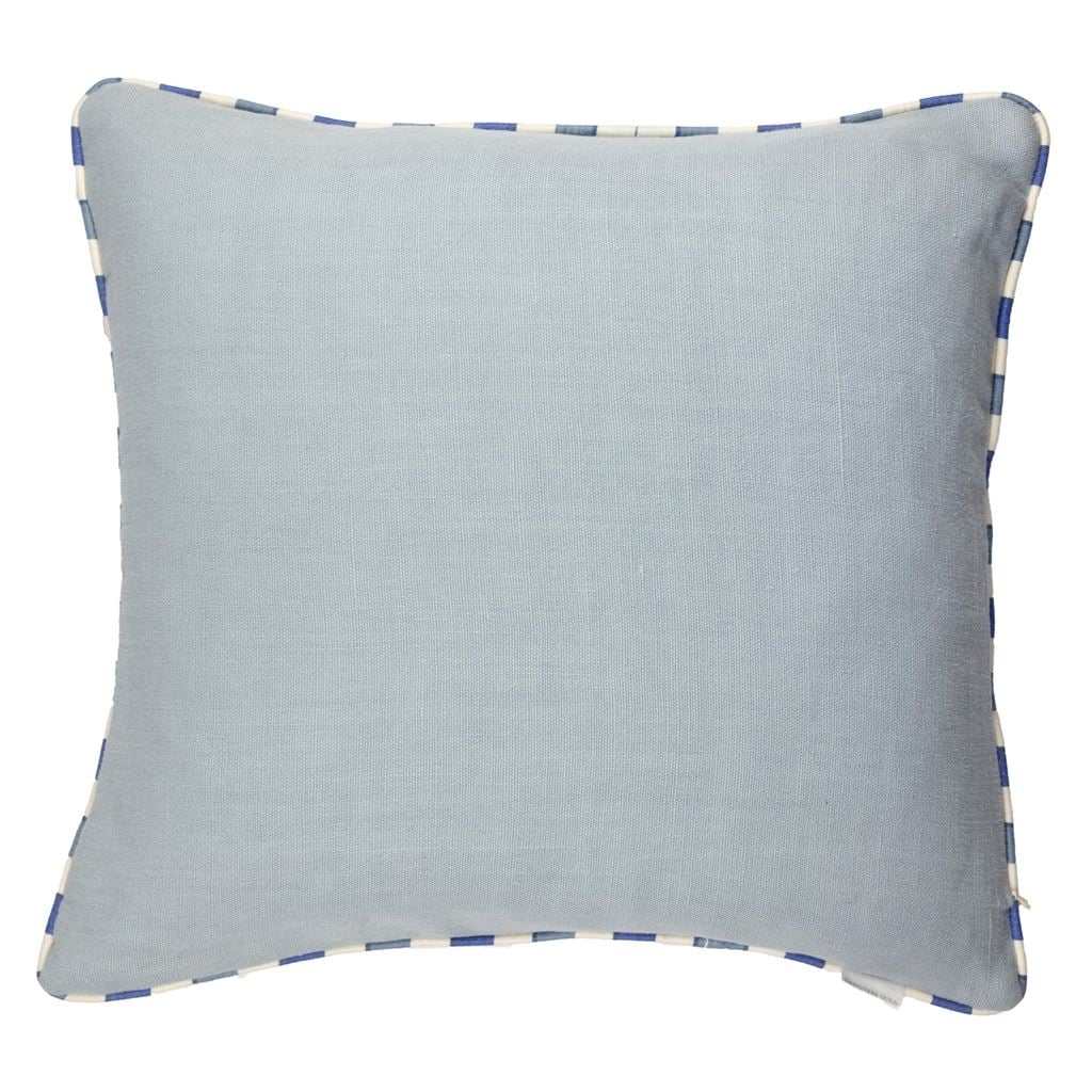 Primevere Cobalt Cushion - Reverse