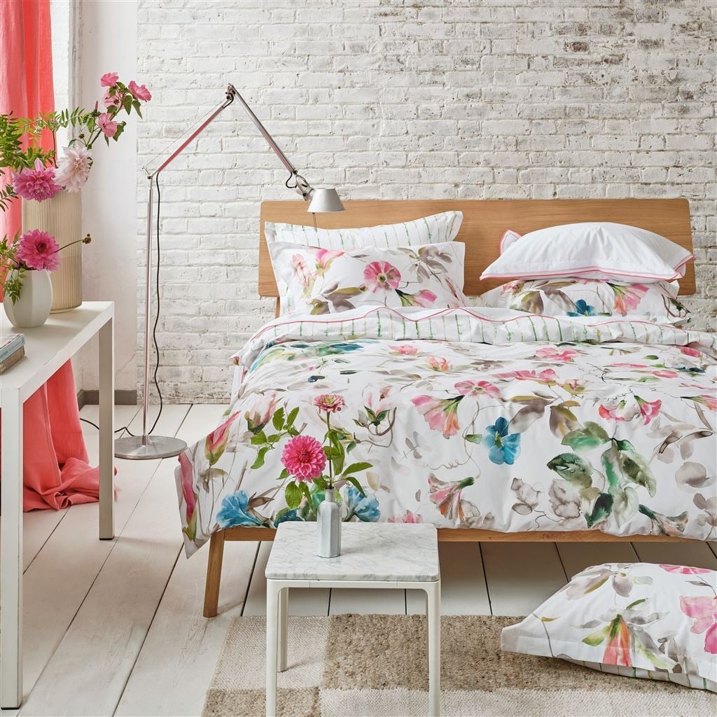 Japanese Magnolia Fuchsia Bed Linen Set