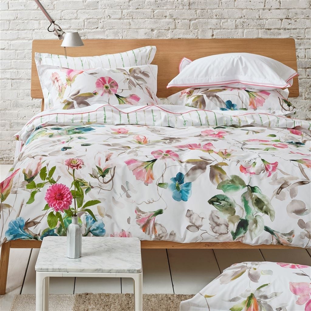 Japanese Magnolia Fuchsia Bed Linen Set