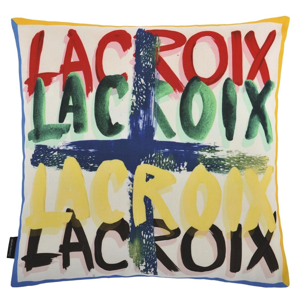 Lacroix Crossing Multicolore Cushion - Reverse