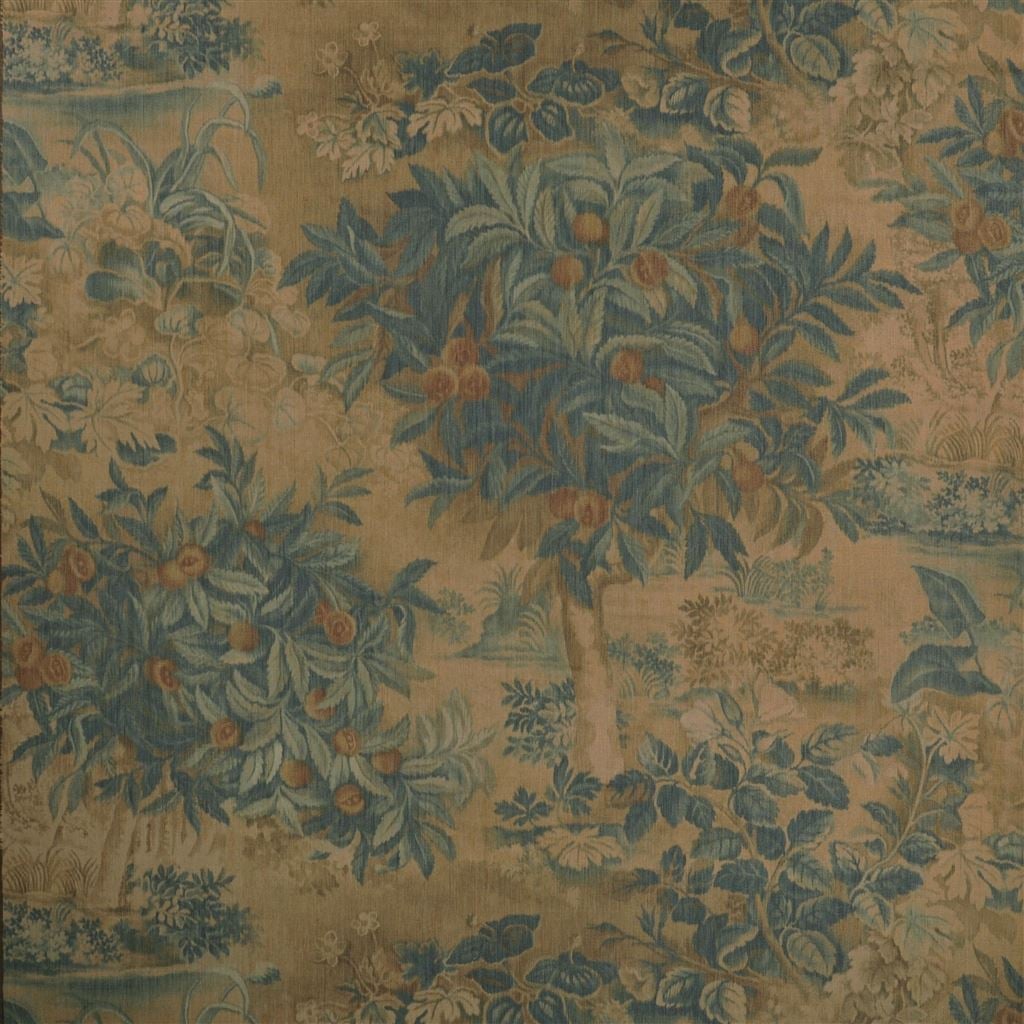 harriman warp print - lapis