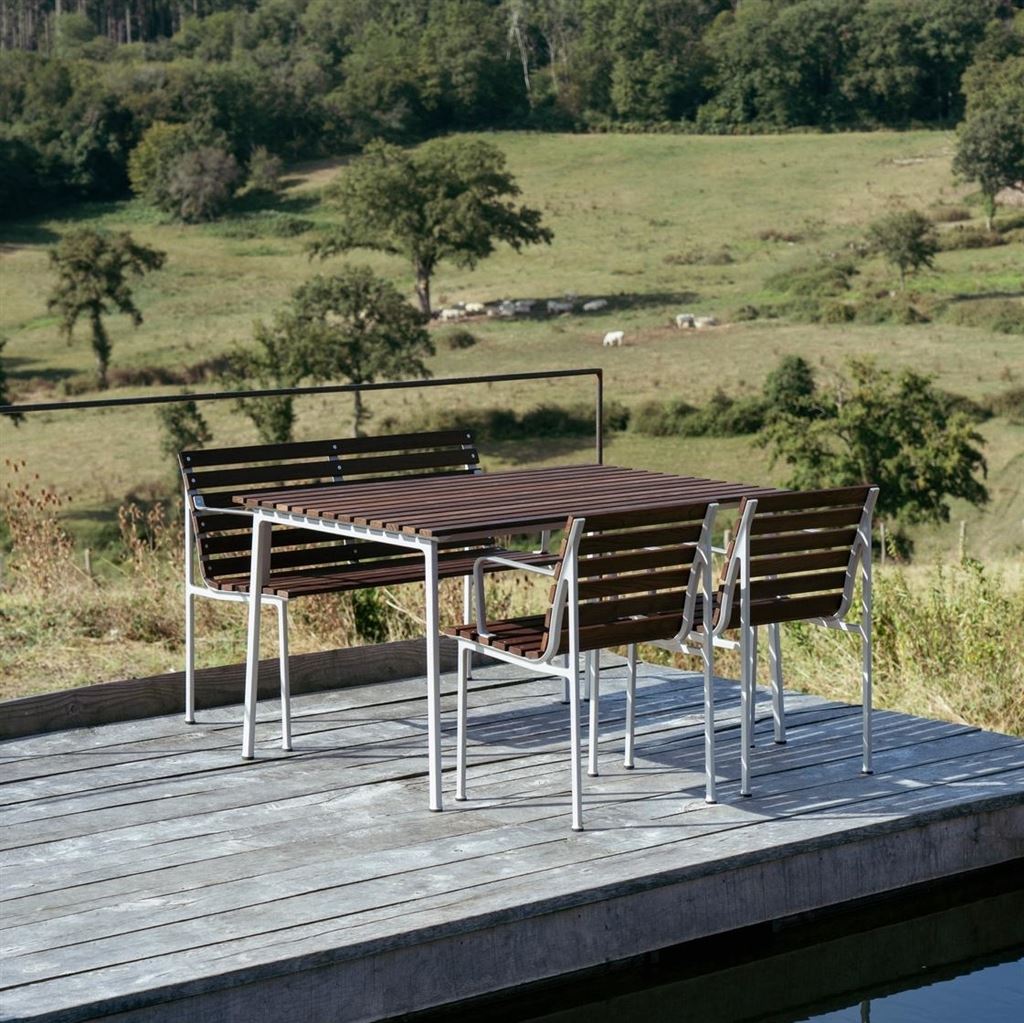 HAY Traverse Lounge Bench Heat Treated Oiled Ash