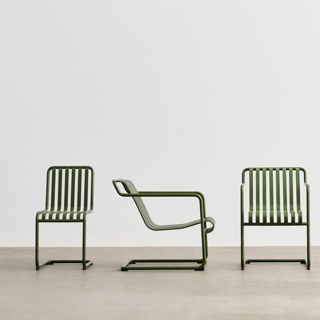 HAY Palissade Cantilever Chair Olive 