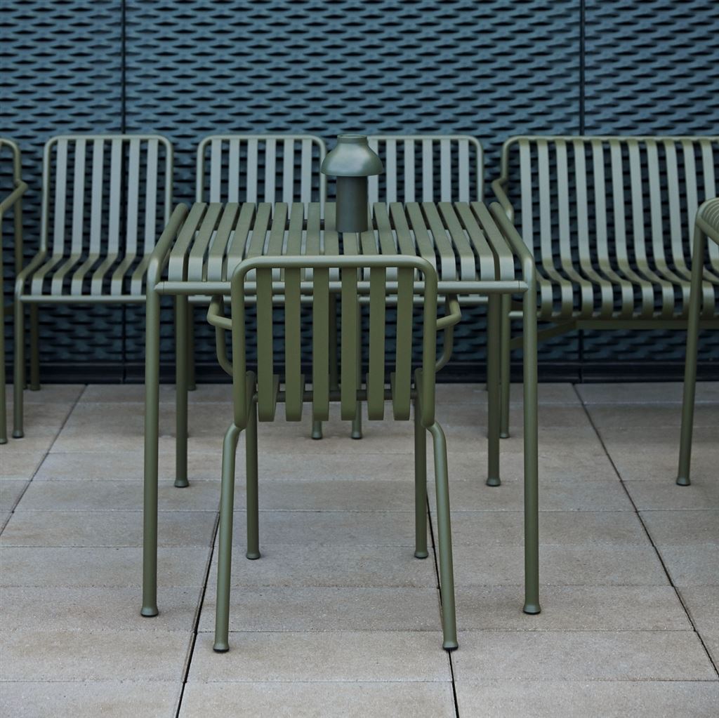 HAY Palissade Square Table Olive