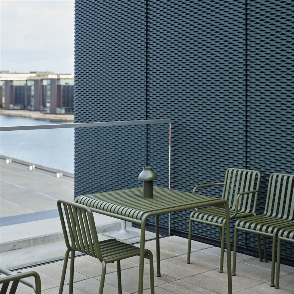 HAY Palissade Square Table Olive