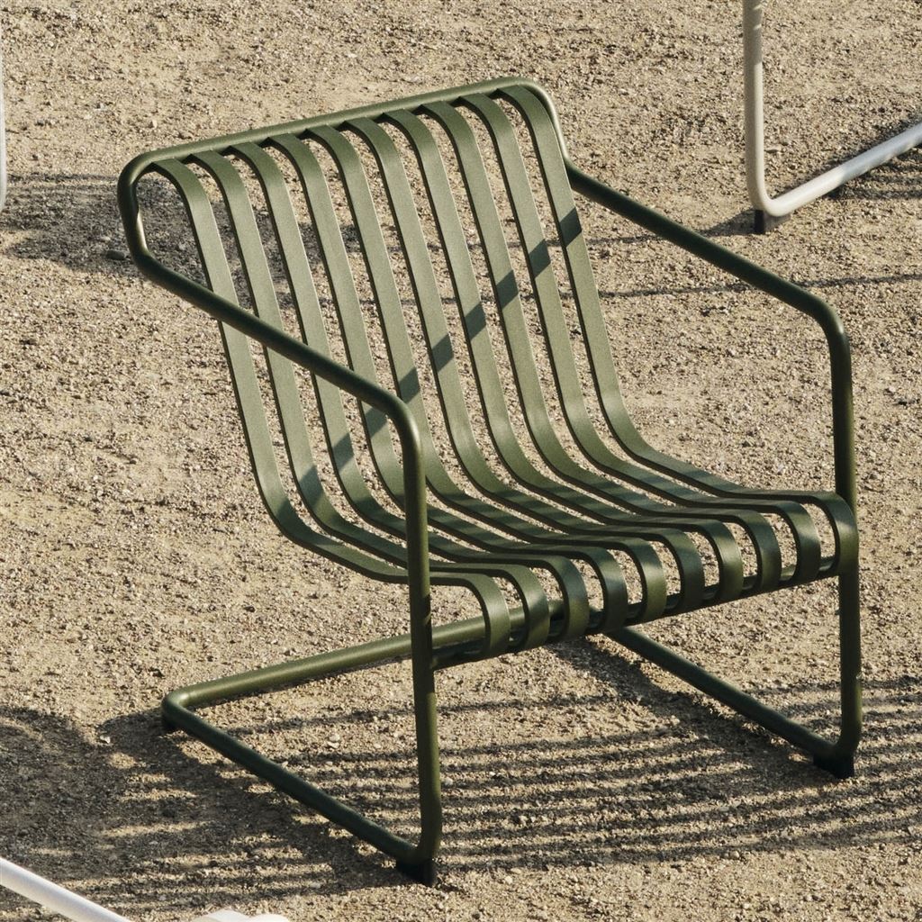 HAY Palissade Cantilever Lounge Chair Low Olive  