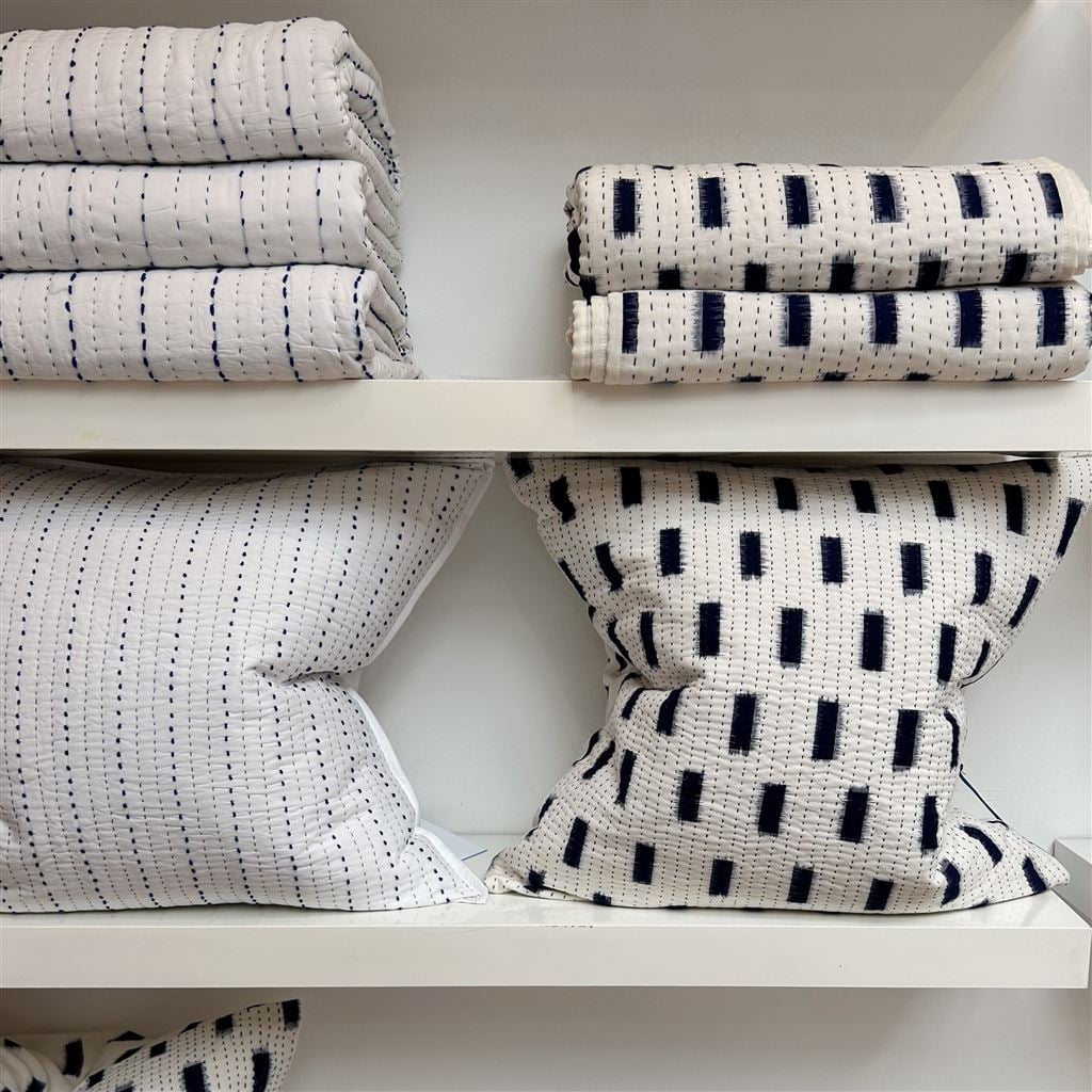 Indigo Ikat Quilt