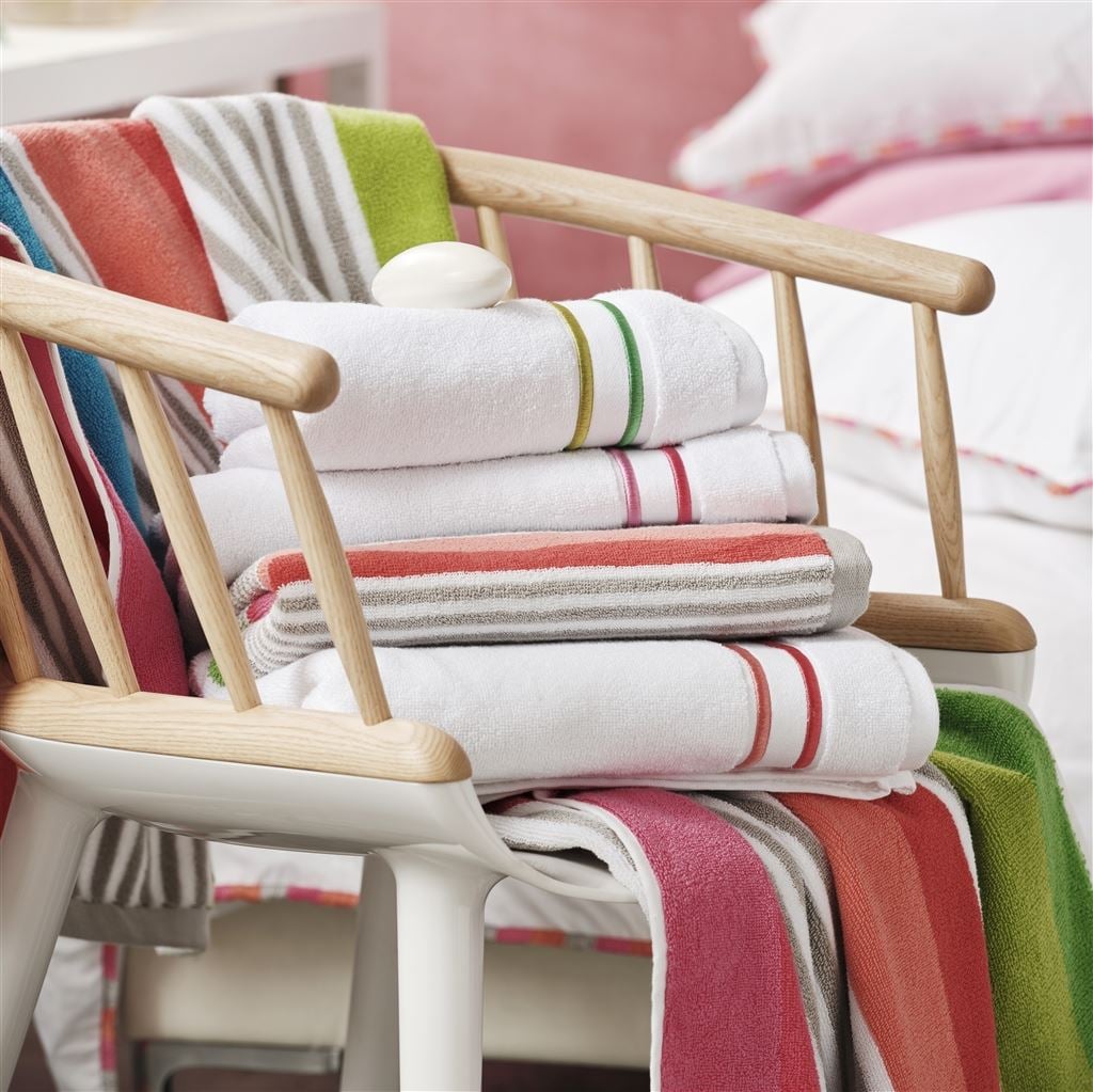 Astor Coral Pink Towels