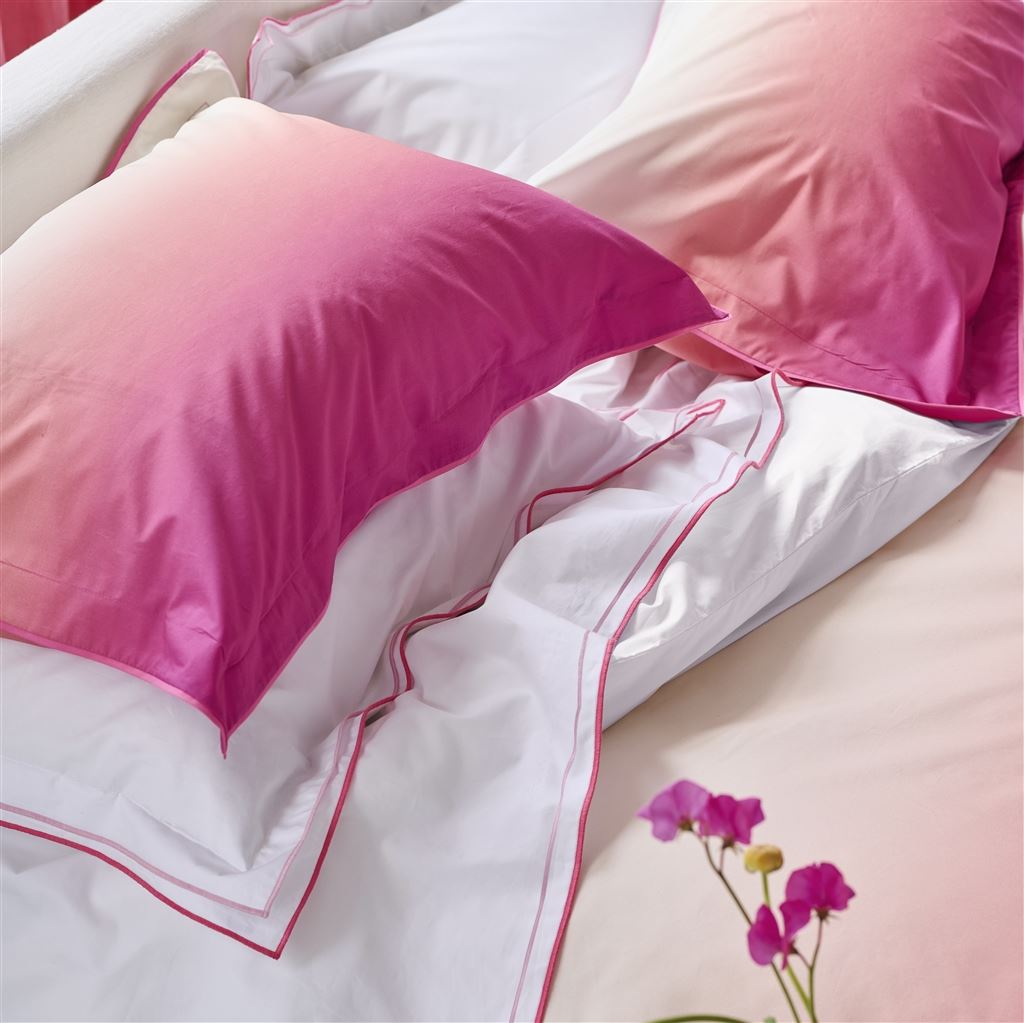 Savoie Fuchsia Pink Cotton Bed Linen Set