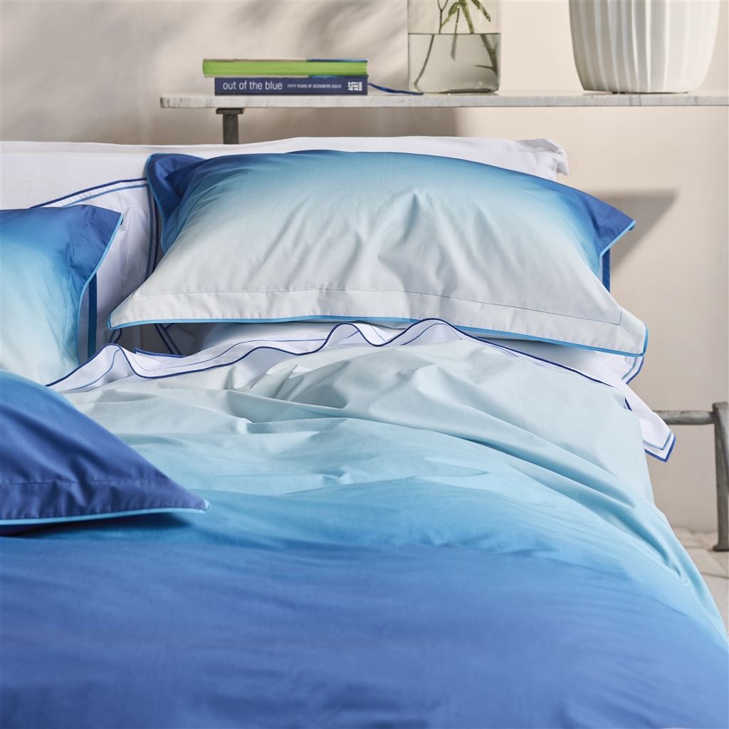 Savoie Cobalt Cotton Bed Linen Set