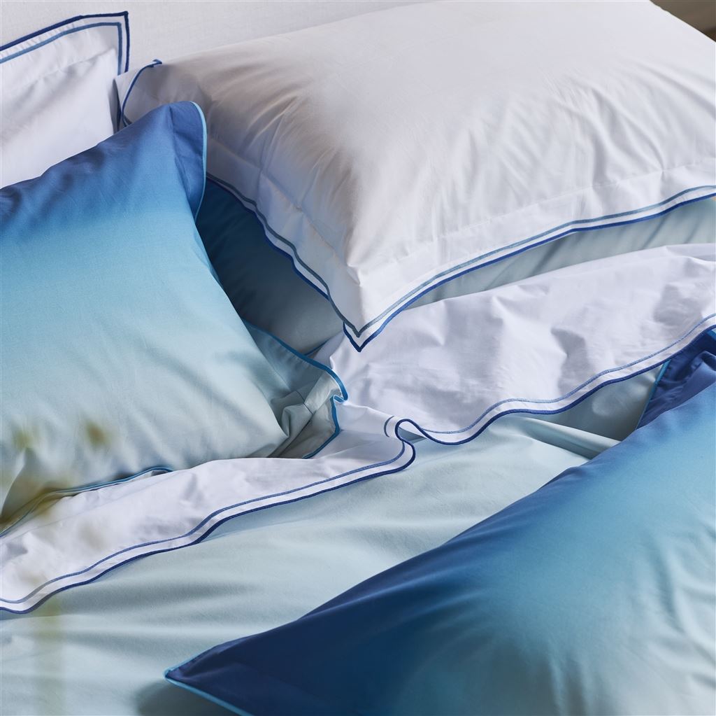 Savoie Cobalt Cotton Bed Linen Set