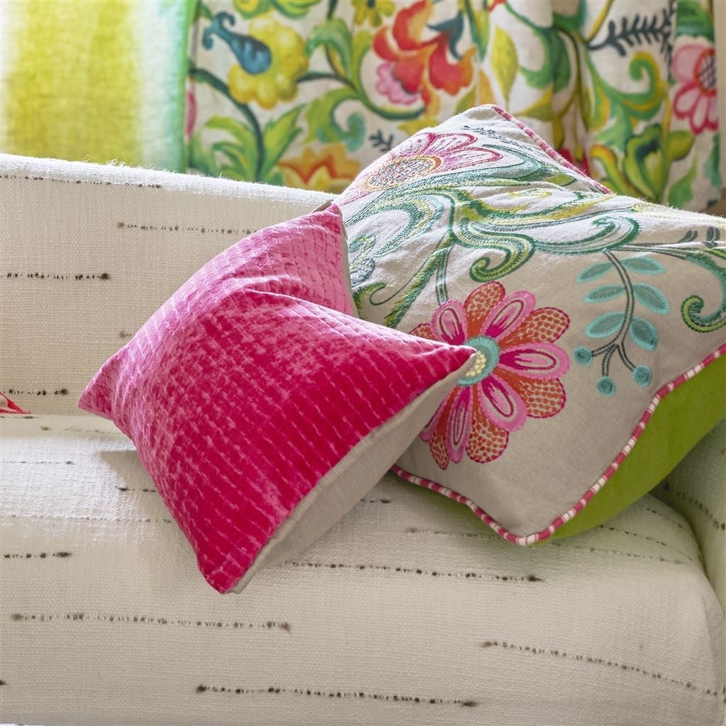 Coussin Mazarin Fuchsia