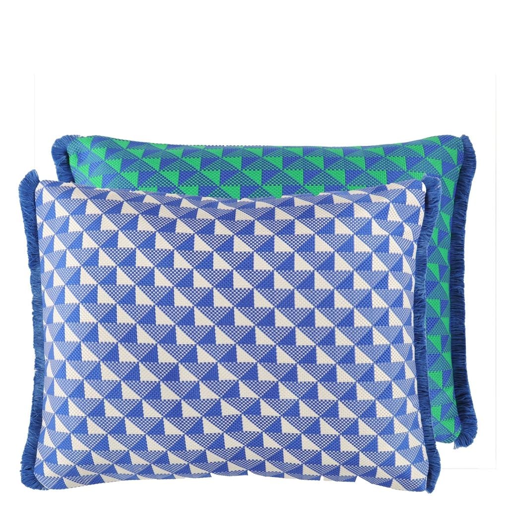Tarakan Cobalt Outdoor Pillow