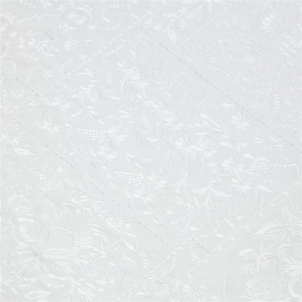Williston Embroidery White