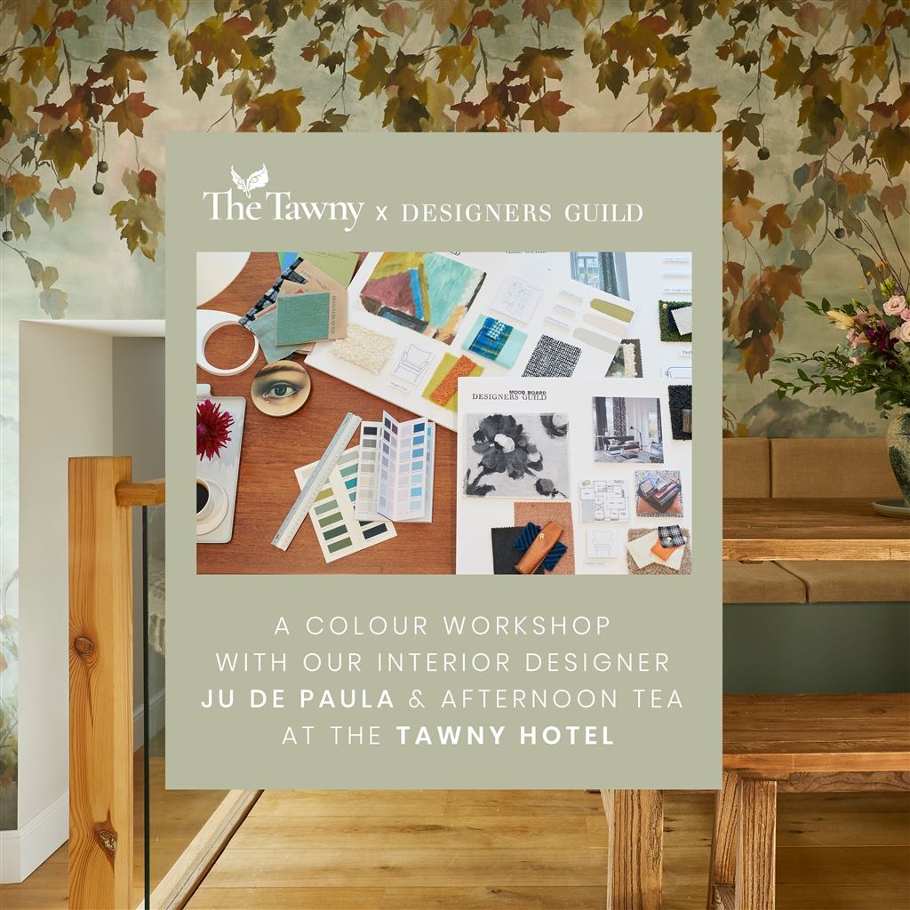 Colour Moodboard Workshop and Afternoon Tea at The Tawny Hotel 