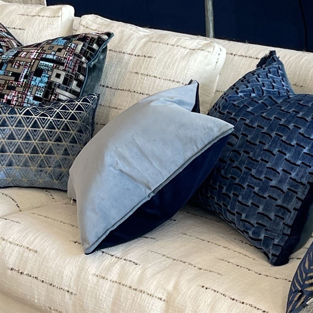 Varese Denim & Smoke Cushion