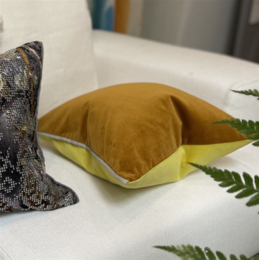 Varese Ochre & Alchemilla Cushion