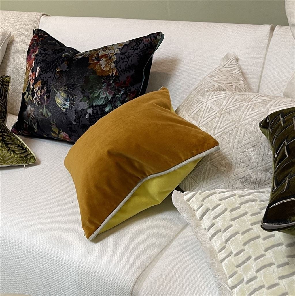 Varese Ochre & Alchemilla Cushion