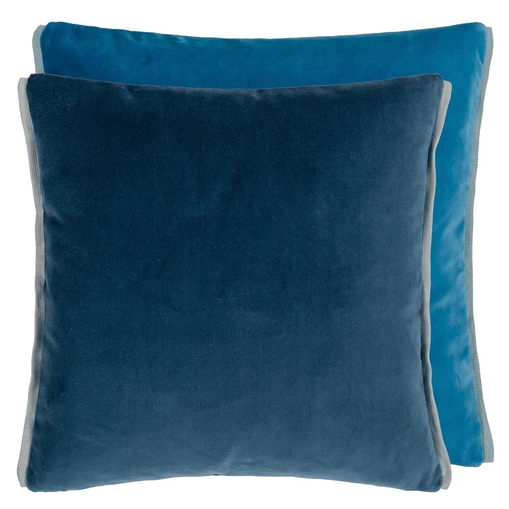 Varese Prussian & Teal Cushion