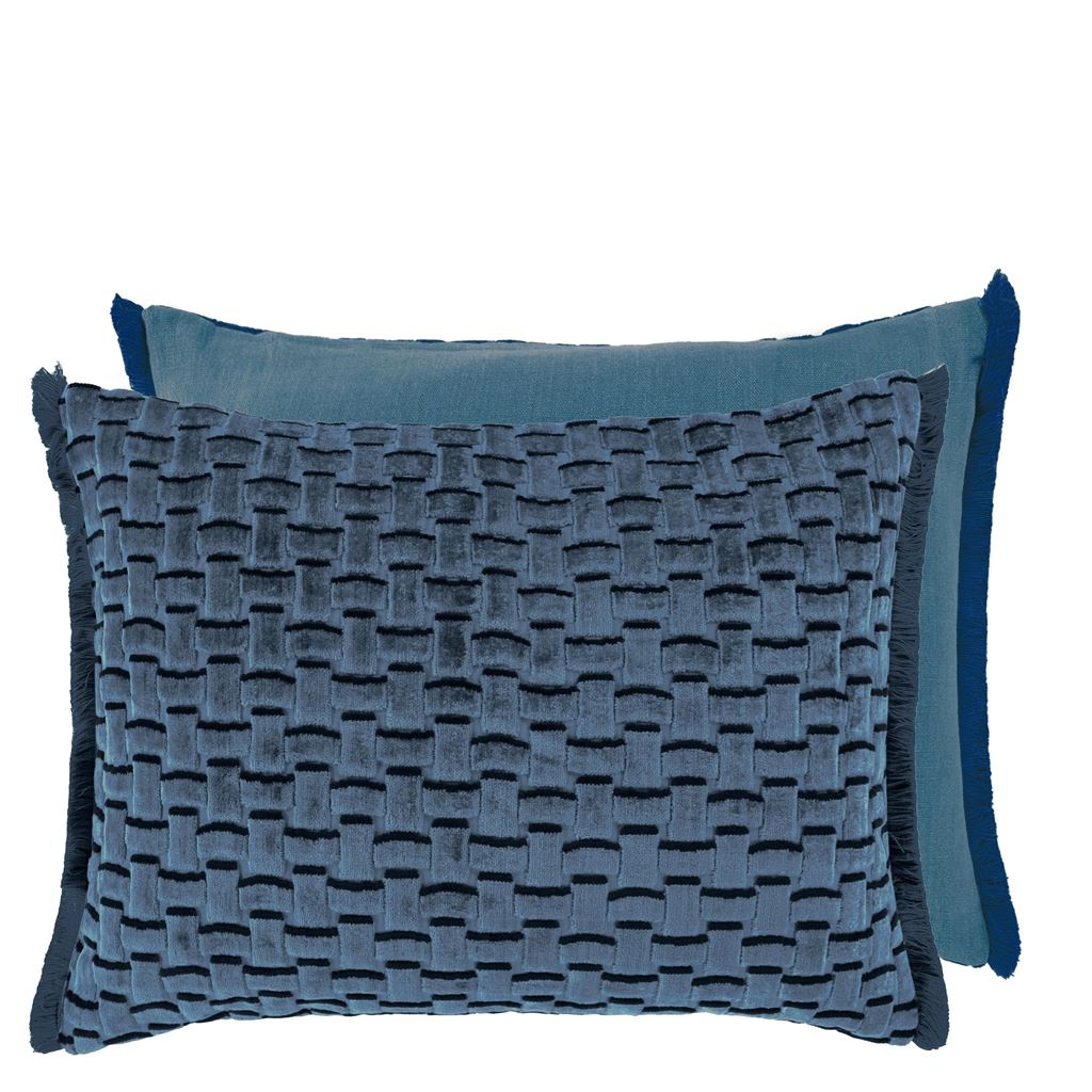 soranzo indigo cushion