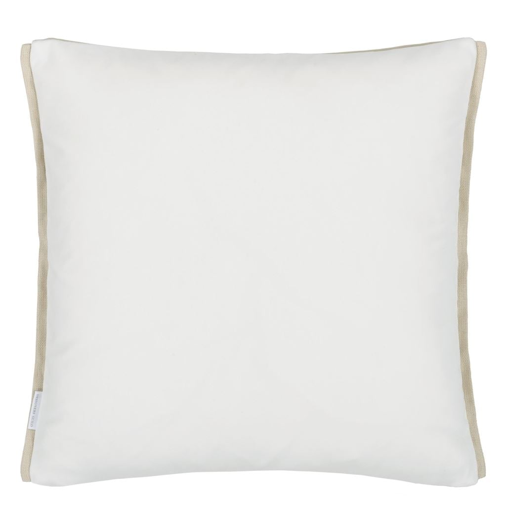 Varese Linen & Chalk Cushion - Reverse