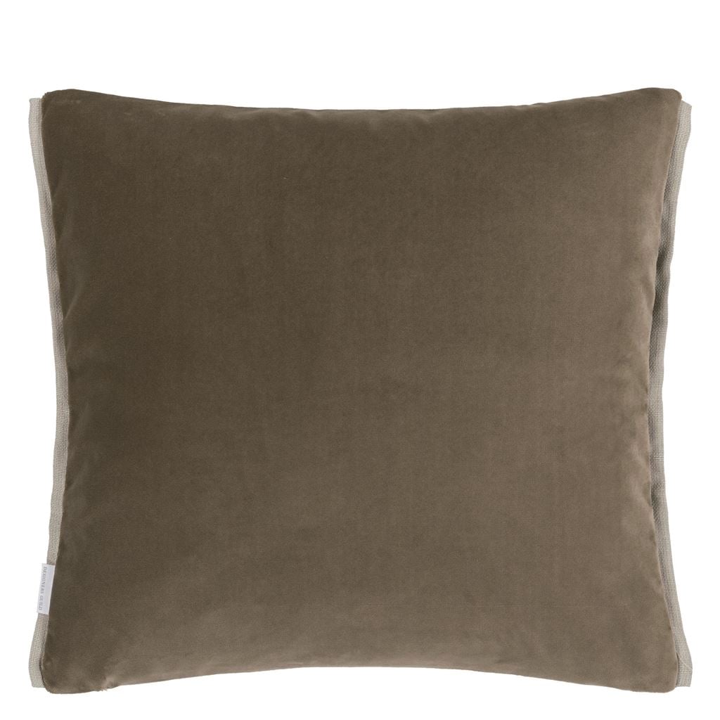Varese Moleskin & Roebuck Cushion - Reverse
