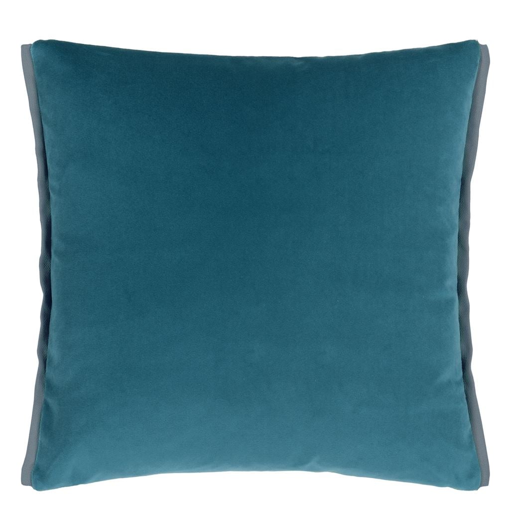 Varese Viridian & Sea Cushion - Reverse