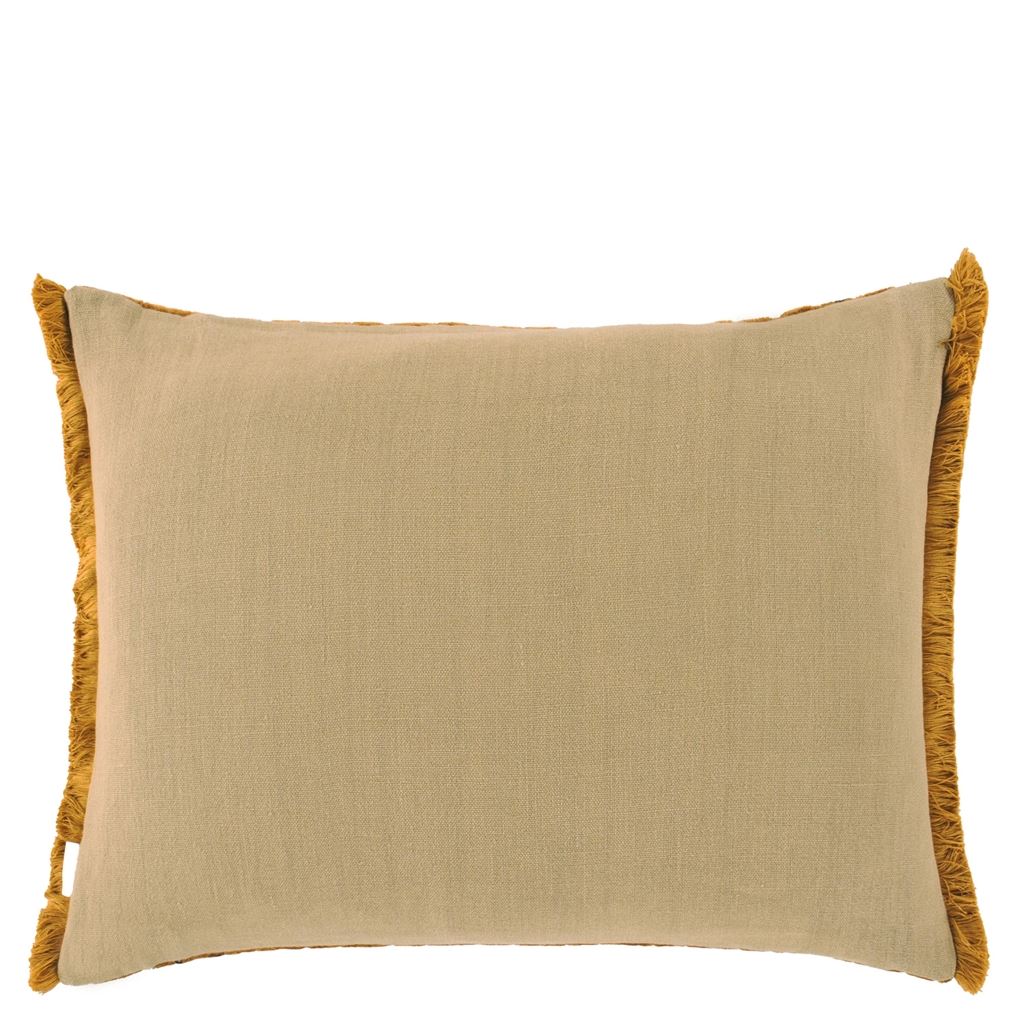 Soranzo Nutmeg Cushion - Reverse