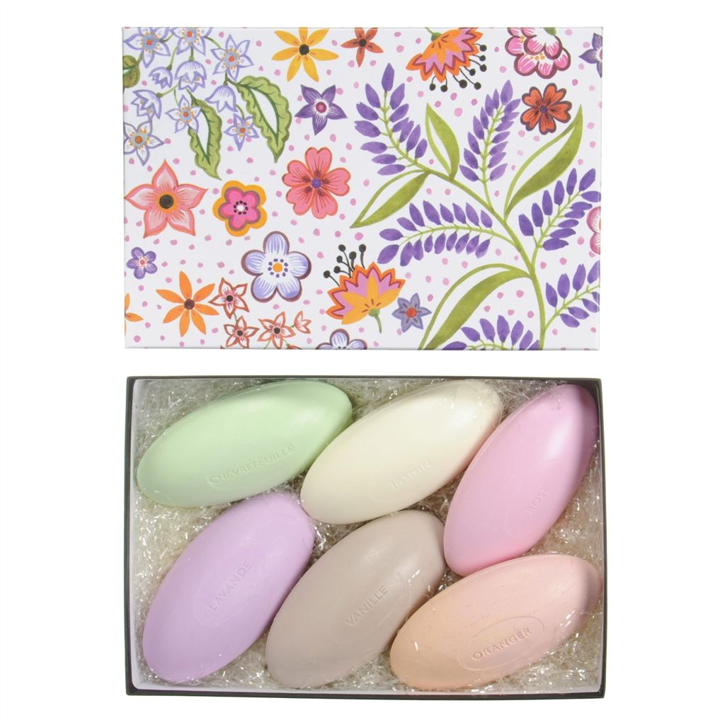 ECOM 6 PEBBLE SOAPS BOXED - FRAGONARD