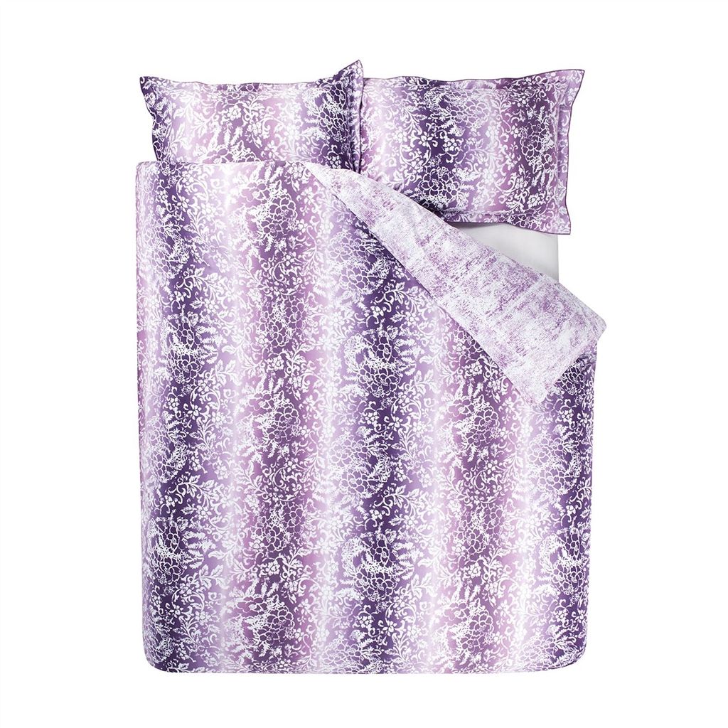 Yuzen Damson King Duvet Cover