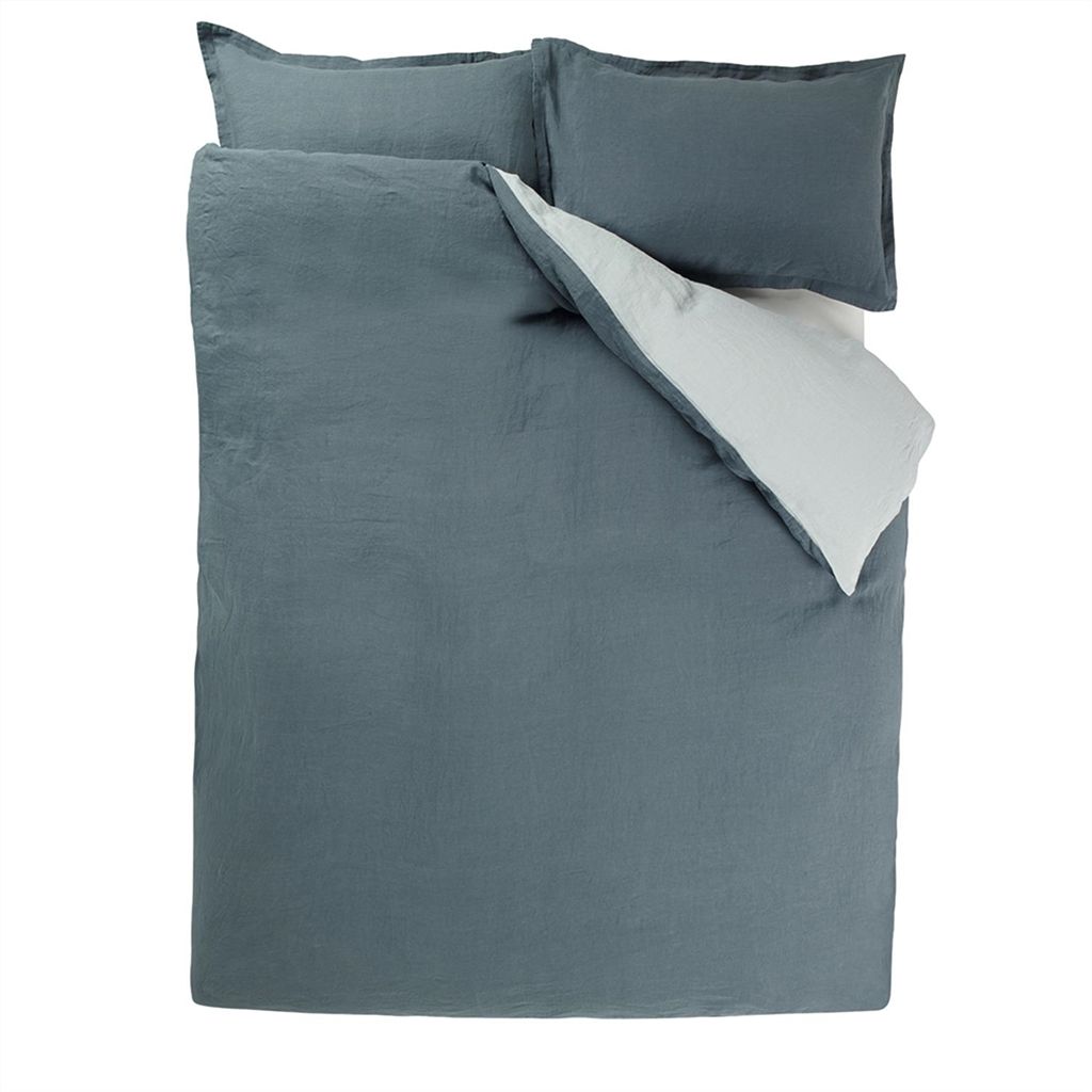 Biella Dusk & Duck Egg King Duvet Cover